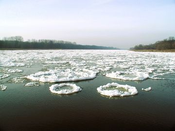 winterliche Elbe