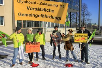 BUND Sachsen Protest gegen Glyphosat
