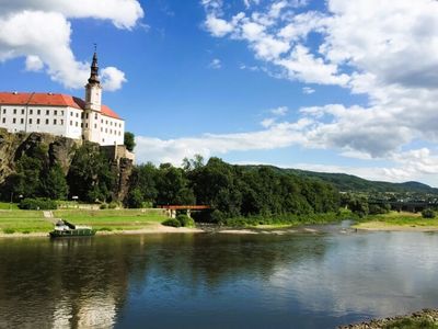 Bild der Elbe bei Decin