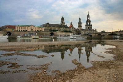 Elbe mit Niedrigwasser