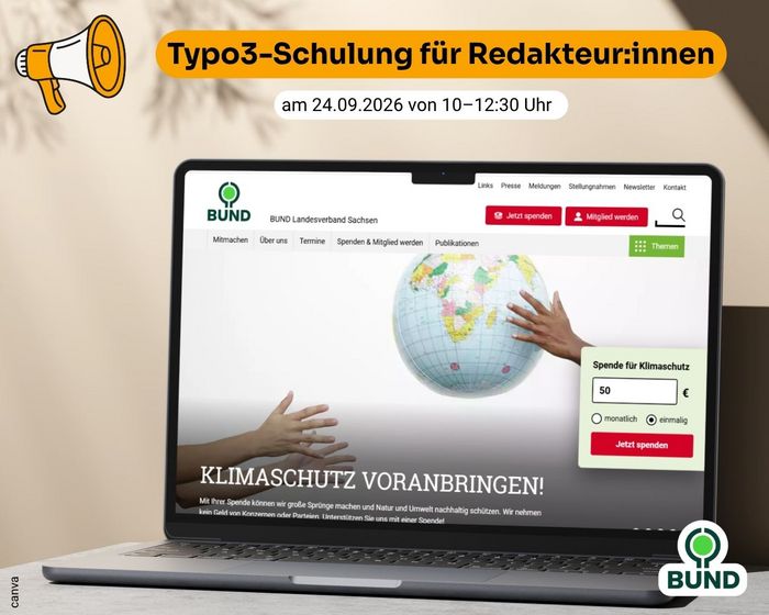 Typo 3-Schulung