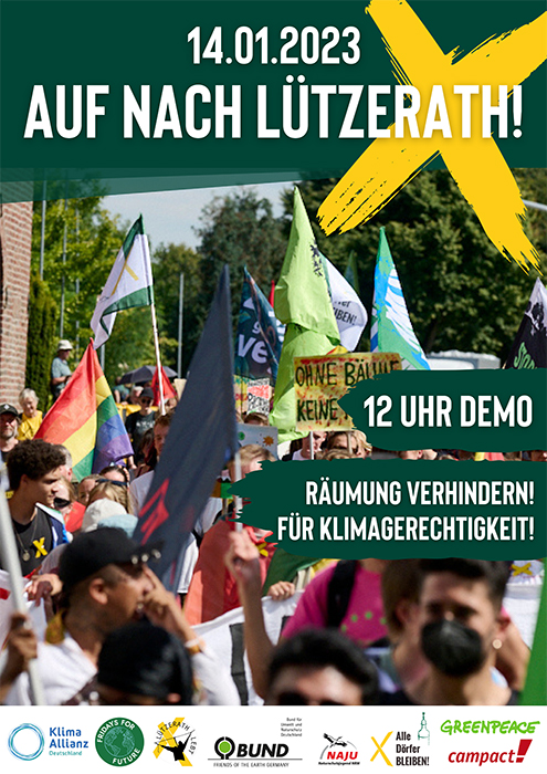 Demo "Für den Erhalt von Lützerath"